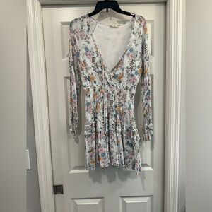 Altar’d State floral cinch waist dress